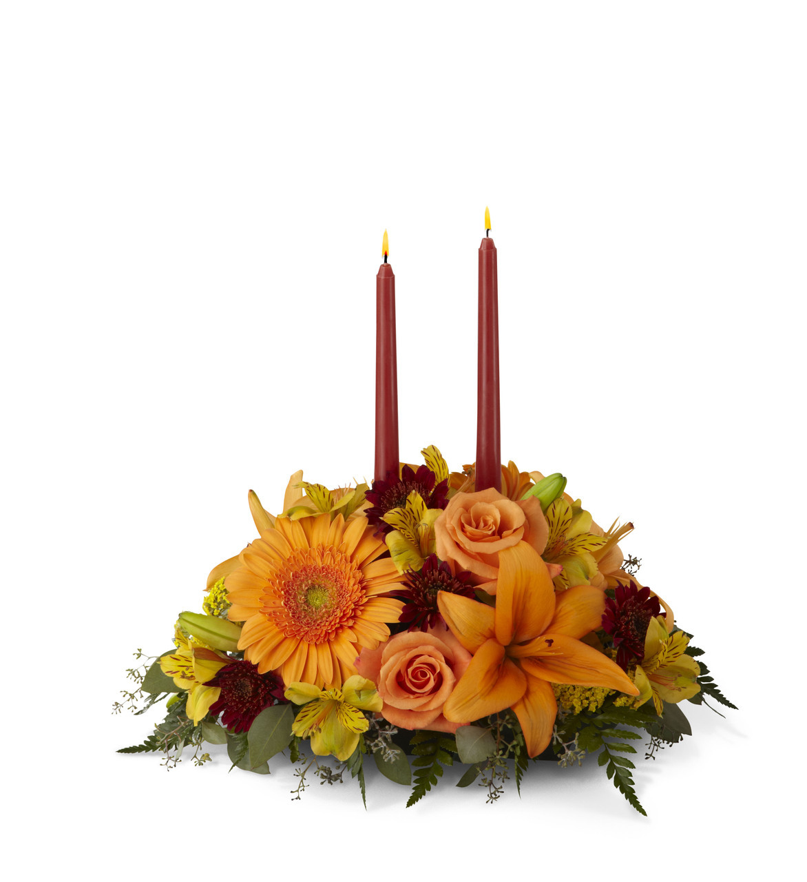 Bright Autumn Centerpiece by Soderberg's Floral & Gift